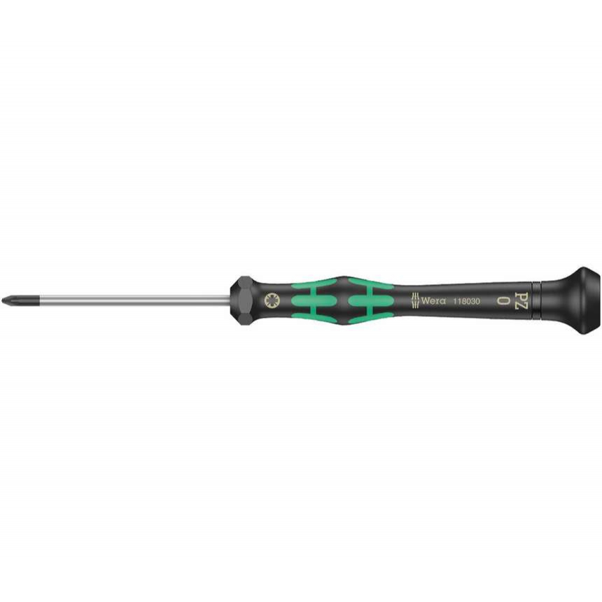 Wera 118030 krížový skrutkovač PZ 0x60 mm na použitie v elektronike Kraftform Micro typ 2055