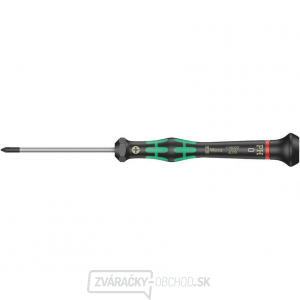 Wera 118022 Krížový skrutkovač PH 0x60 mm na použitie v elektronike Kraftform Micro typ 2050 gallery main image