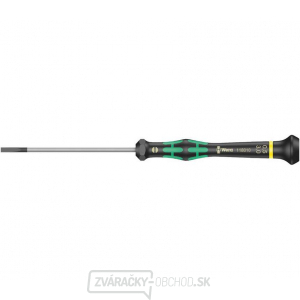 Wera 118010 Plochý skrutkovač 0,5x3x80 mm na použitie v elektronike Kraftform Micro typ 2035 Wera 118010 Plochý skrutkovač 0,5x3x80 mm na použitie v elektronike Kraftform Micro typ 2035 gallery main image