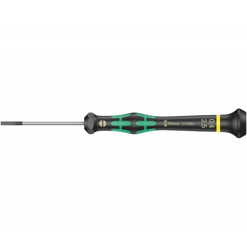 Wera 117994 Plochý skrutkovač 0,4x2,5x50 mm na použitie v elektronike Kraftform Micro typ 2035