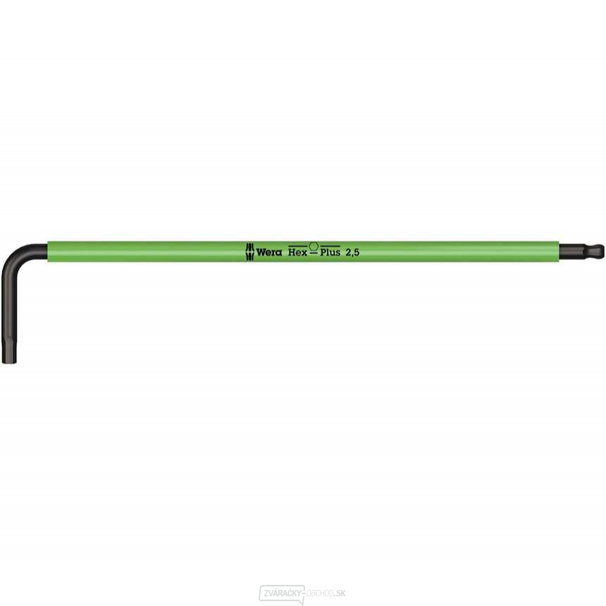 Wera 022604 Nástrčný kľúč viacfarebný, metrický, BlackLaser, 2,5 x 112 mm typ 950 SPKL