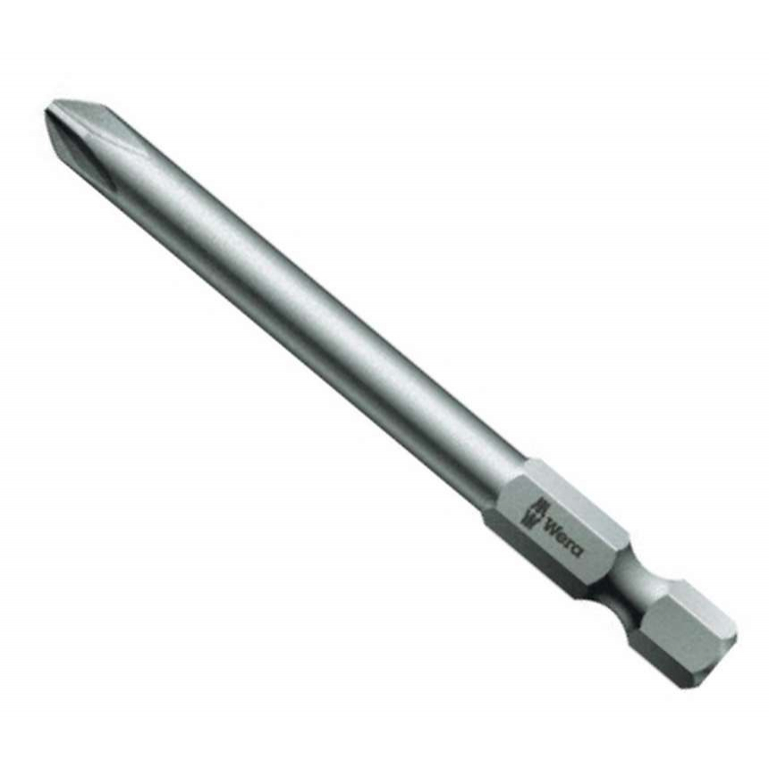 Wera 059770 Skrutkovací bit 1/4" Hex PH 2 - 851/4 Z, 70 mm pre skrutky s krížovou hlavou