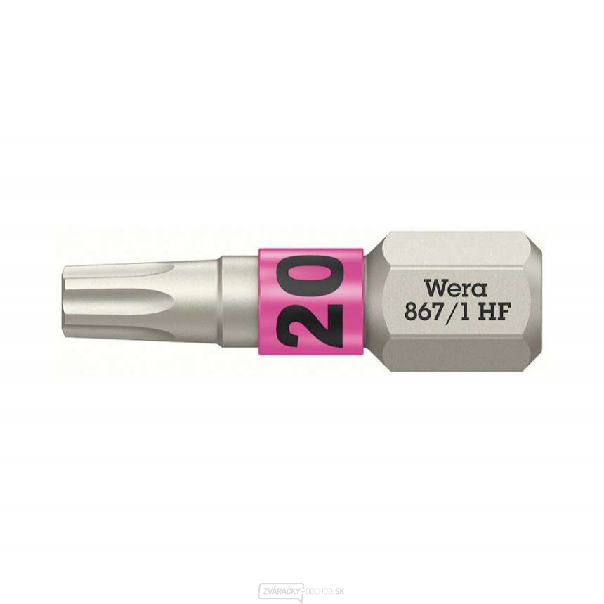 Wera 066142 Skrutkovací bit 1/4" TX 20 867/1 Torx® HF s funkciou držania