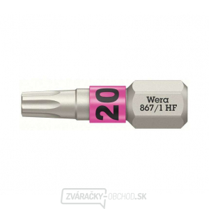 Wera 066142 Skrutkovací bit 1/4" TX 20 867/1 Torx® HF s funkciou držania gallery main image