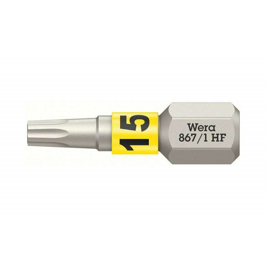 Wera 066141 Skrutkovací bit 1/4" TX 15 867/1 Torx® HF s funkciou držania