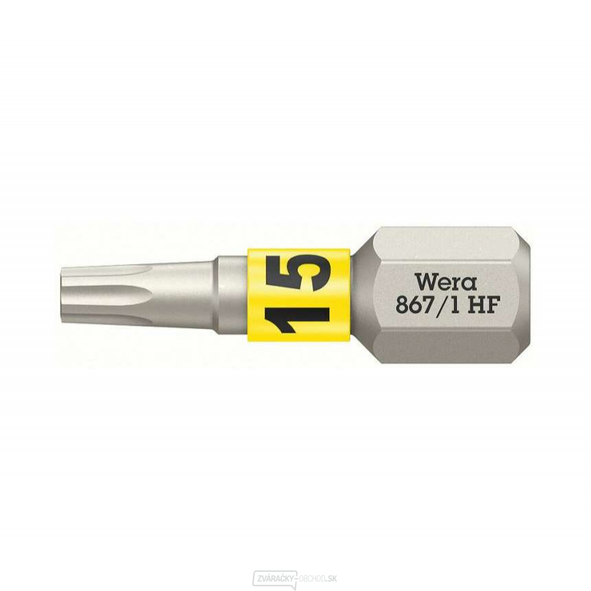 Wera 066141 Skrutkovací bit 1/4" TX 15 867/1 Torx® HF s funkciou držania