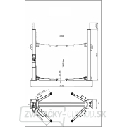 Dvojstĺpový zdvihák 4 t ECONOMIC náhled