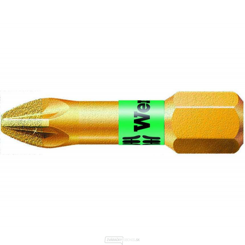Wera 056704 Bit PZ 3 - 855/1 BDC. Skrutkovací bit 1/4 Hex, 25 mm pre skrutky Pozidriv Phillips