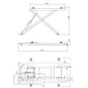 Nožnicový nízkozdvižný zdvihák 2700 kg Náhľad