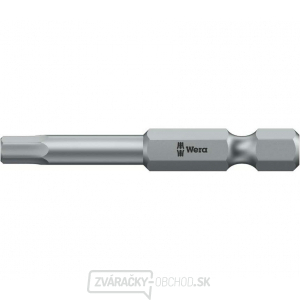 Wera 059605 Inbusový bit 3,0 mm - 840/4 Z Hex-Plus. Skrutkovací bit 1/4" Hex, 50 mm, pre skrutky so šesťhrannou hlavou Wera 059605 Inbusový bit 3,0 mm - 840/4 Z Hex-Plus. Skrutkovací bit 1/4" Hex, 50 mm, pre skrutky so šesťhrannou hlavou gallery main image