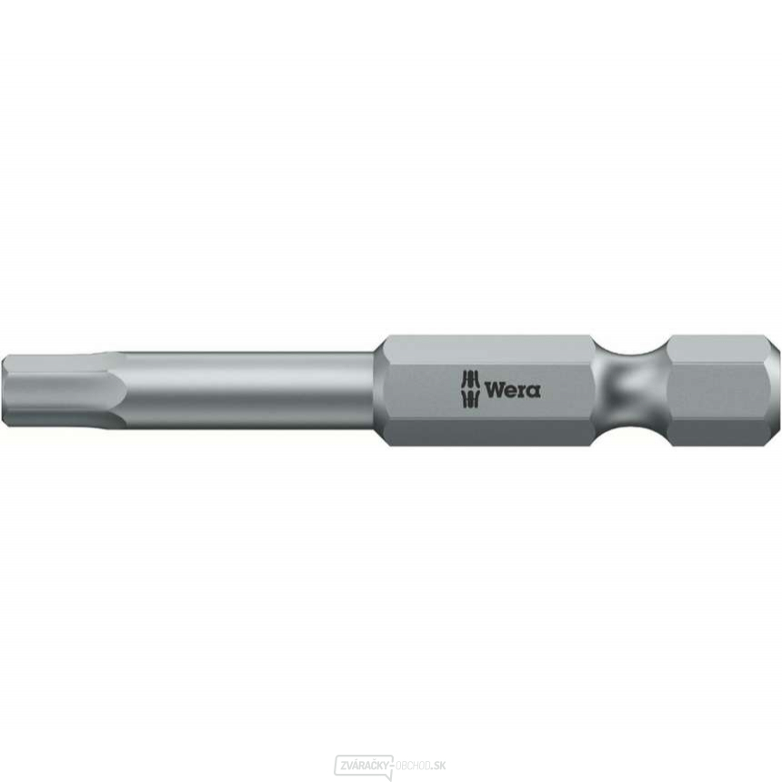 Wera 059602 Inbusový bit 1,5 mm - 840/4 Z Hex-Plus. Skrutkovací bit 1/4" Hex, 50 mm, pre skrutky so šesťhrannou hlavou