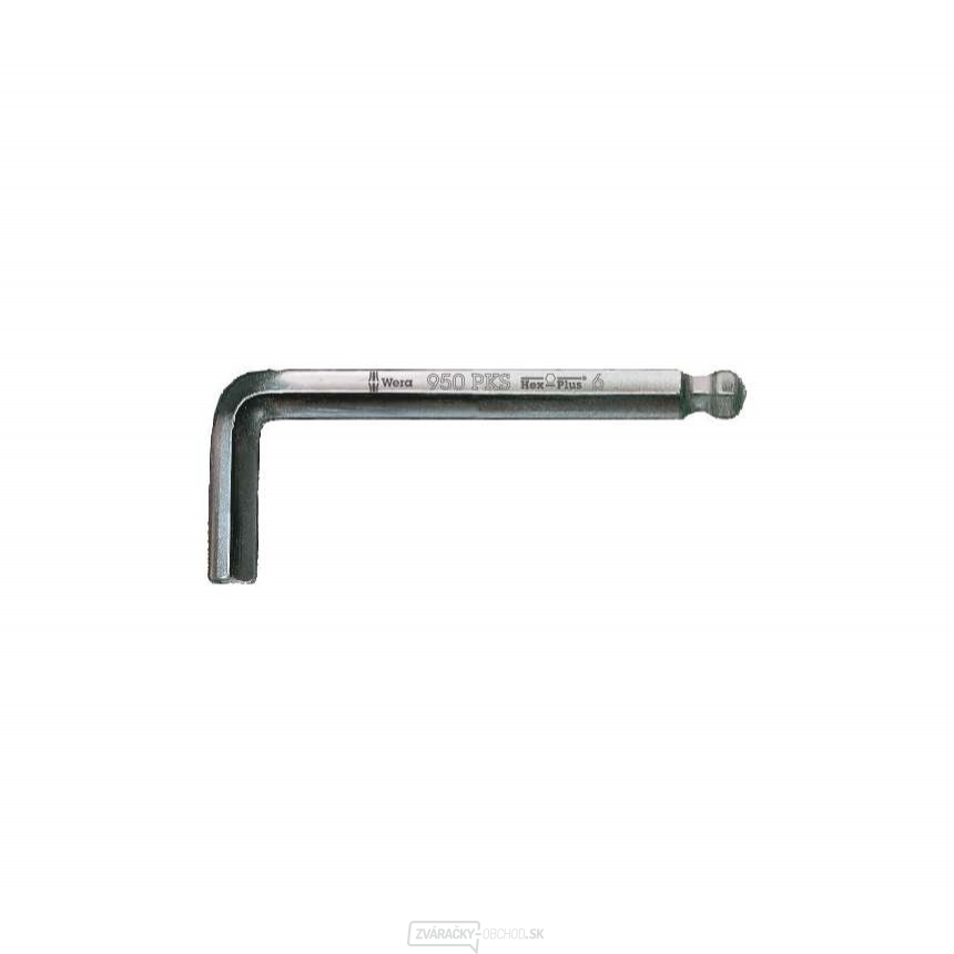 Wera 133153 Šesťhranný nástrčný kľúč 3 mm typ 950 PKS, pochrómovaný, krátky
