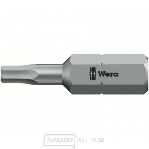 Wera 135072 Skrutkovací bit 1/4" inbus 3/32" x 25 mm, typ 840/1 Z Hex-Plus gallery main image