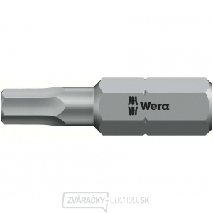 Wera 135073 Skrutkovací bit 1/4" inbus 1/8" x 25 mm, typ 840/1 Z Hex-Plus Wera 135073 Skrutkovací bit 1/4" inbus 1/8" x 25 mm, typ 840/1 Z Hex-Plus gallery main image