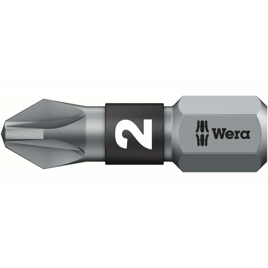 Wera 056722 Skrutkovací bit 1/4" Hex PZ 2, typ 855/1 BTZ PZ pre krížové skrutky Pozidriv