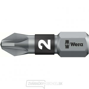 Wera 056722 Skrutkovací bit 1/4" Hex PZ 2, typ 855/1 BTZ PZ pre krížové skrutky Pozidriv Wera 056722 Skrutkovací bit 1/4" Hex PZ 2, typ 855/1 BTZ PZ pre krížové skrutky Pozidriv gallery main image
