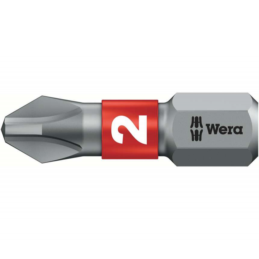 Wera 056422 Skrutkovací bit 1/4" Hex PH 2, typ 851/1 BTZ PH pre skrutky s krížovou hlavou