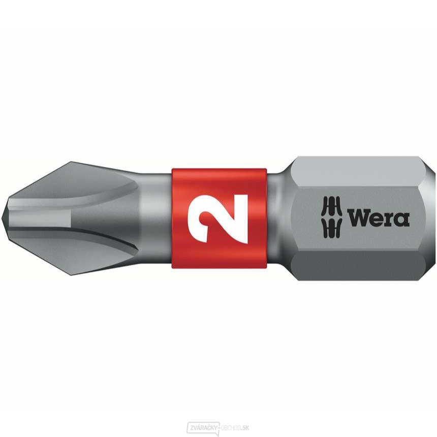 Wera 056422 Skrutkovací bit 1/4" Hex PH 2, typ 851/1 BTZ PH pre skrutky s krížovou hlavou