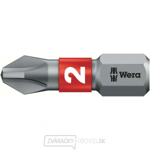 Wera 056422 Skrutkovací bit 1/4" Hex PH 2, typ 851/1 BTZ PH pre skrutky s krížovou hlavou Wera 056422 Skrutkovací bit 1/4" Hex PH 2, typ 851/1 BTZ PH pre skrutky s krížovou hlavou gallery main image