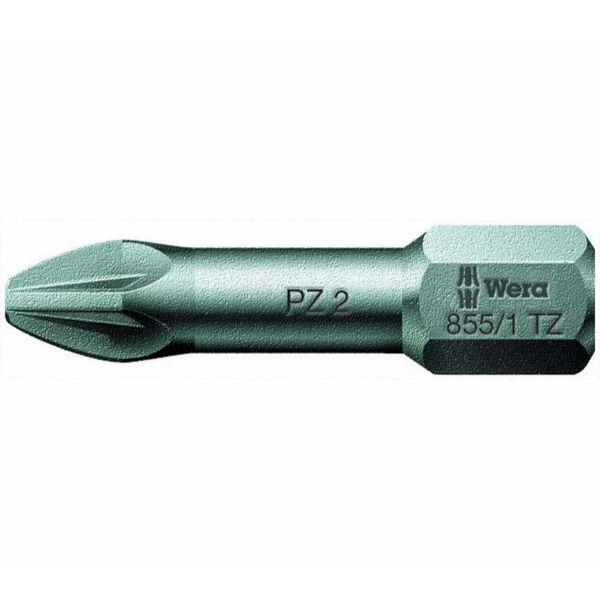Wera 056815 Skrutkovací bit 1/4" Hex PZ 2 x 25 mm, typ 855/1 TZ pre skrutky Pozidriv Phillips