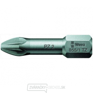Wera 056825 Skrutkovací bit 1/4" Hex PZ 3 x 25 mm, typ 855/1 TZ pre skrutky Pozidriv Phillips Wera 056825 Skrutkovací bit 1/4" Hex PZ 3 x 25 mm, typ 855/1 TZ pre skrutky Pozidriv Phillips gallery main image