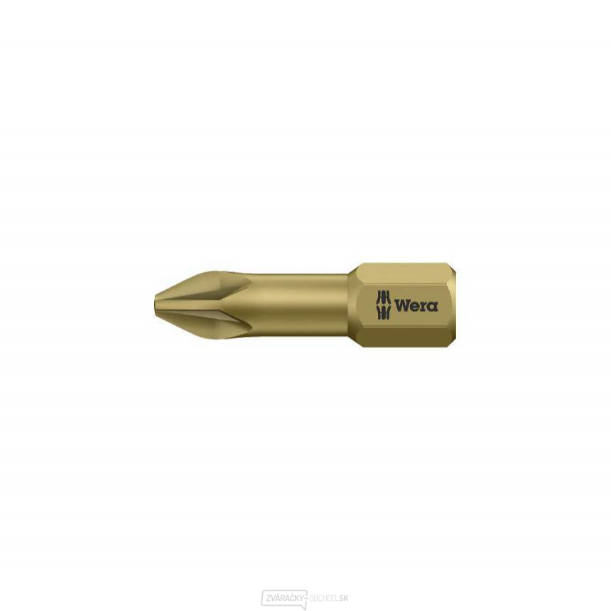 Wera 056915 Bit PZ 2 - 855/1 TH. Skrutkovací bit 1/4 Hex, 25 mm pre skrutky Pozidriv Phillips