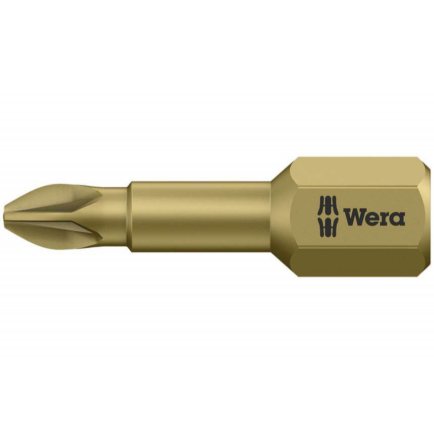 Wera 056910 Bit PZ 1 - 855/1 TH. Skrutkovací bit 1/4 Hex, 25 mm pre skrutky Pozidriv Phillips