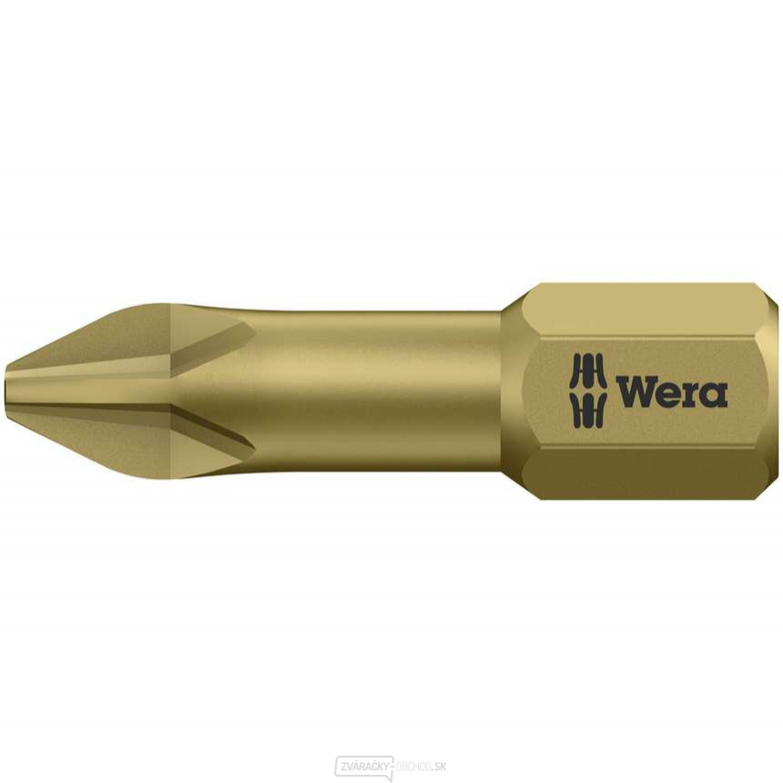 Wera 056625 Bit PH 3 - 851/1 TH. Skrutkovací bit 1/4 Hex, 25 mm pre skrutky s krížovou hlavou