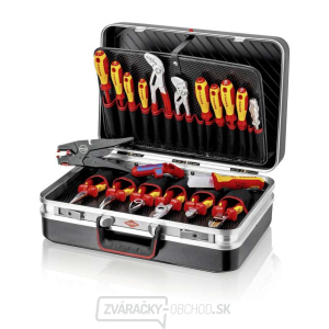 Kufrík na náradie KNIPEX 00 21 20 vrátane 20 častí náradia Kufrík na náradie KNIPEX 00 21 20 vrátane 20 častí náradia gallery main image