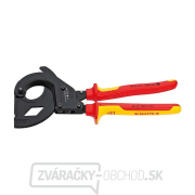 Káblové kliešte VDE KNIPEX 95 36 315 A, 315 mm - čierne, izolované viaczložkové puzdrá Náhľad