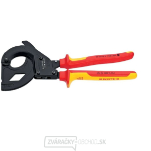 Káblové kliešte VDE KNIPEX 95 36 315 A, 315 mm - čierne, izolované viaczložkové puzdrá Káblové kliešte VDE KNIPEX 95 36 315 A, 315 mm - čierne, izolované viaczložkové puzdrá gallery main image