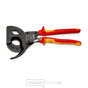 Nožnice na káble 320 mm Knipex 95 36 320 - račňa s rohom. VDE gallery main image