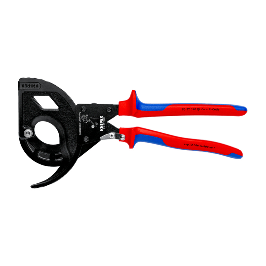 Nožnice na káble 320 mm Knipex 95 32 320 - račňa s rohom