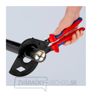 Nožnice na káble 320 mm Knipex 95 32 320 - račňa s rohom náhled