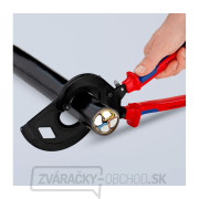 Nožnice na káble 320 mm Knipex 95 32 320 - račňa s rohom náhled