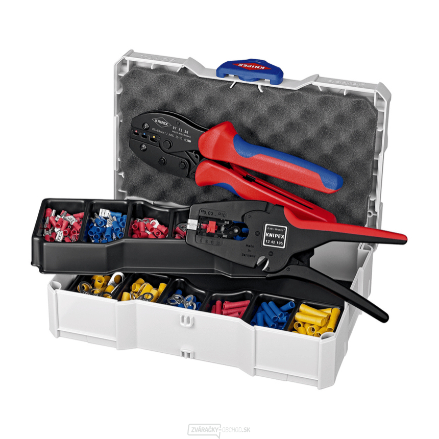 Rozsah lisovania pre káblové konektory Knipex 97 90 22 Rozsah lisovania pre káblové konektory Knipex 97 90 22 gallery main image