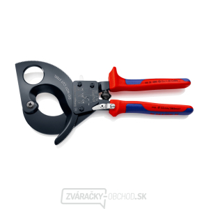 Strihač káblov 280 mm KNIPEX 95 31 280 - leštená hlava, plastové puzdrá Strihač káblov 280 mm KNIPEX 95 31 280 - leštená hlava, plastové puzdrá gallery main image