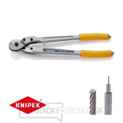 Nožnice na drôt, lano, káble a guľatinu KNIPEX 95 71 445 mm gallery main image