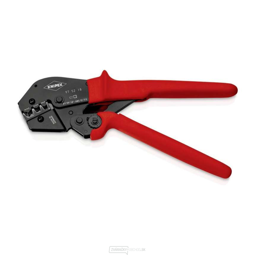 Krimpovacie kliešte 180 mm Knipex 97 52 18
