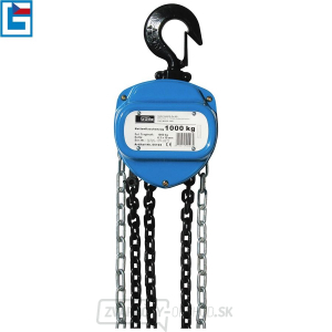 Reťazový kladkostroj 1000 kg - kladka Reťazový kladkostroj 1000 kg - kladka gallery main image