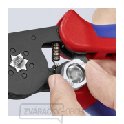 Samonastavovacie kliešte 180 mm KNIPEX 97 53 14 - na lisovanie káblových koncoviek. Pochrómované, plastové objímky Samonastavovacie kliešte 180 mm KNIPEX 97 53 14 - na lisovanie káblových koncoviek. Pochrómované, plastové objímky náhled