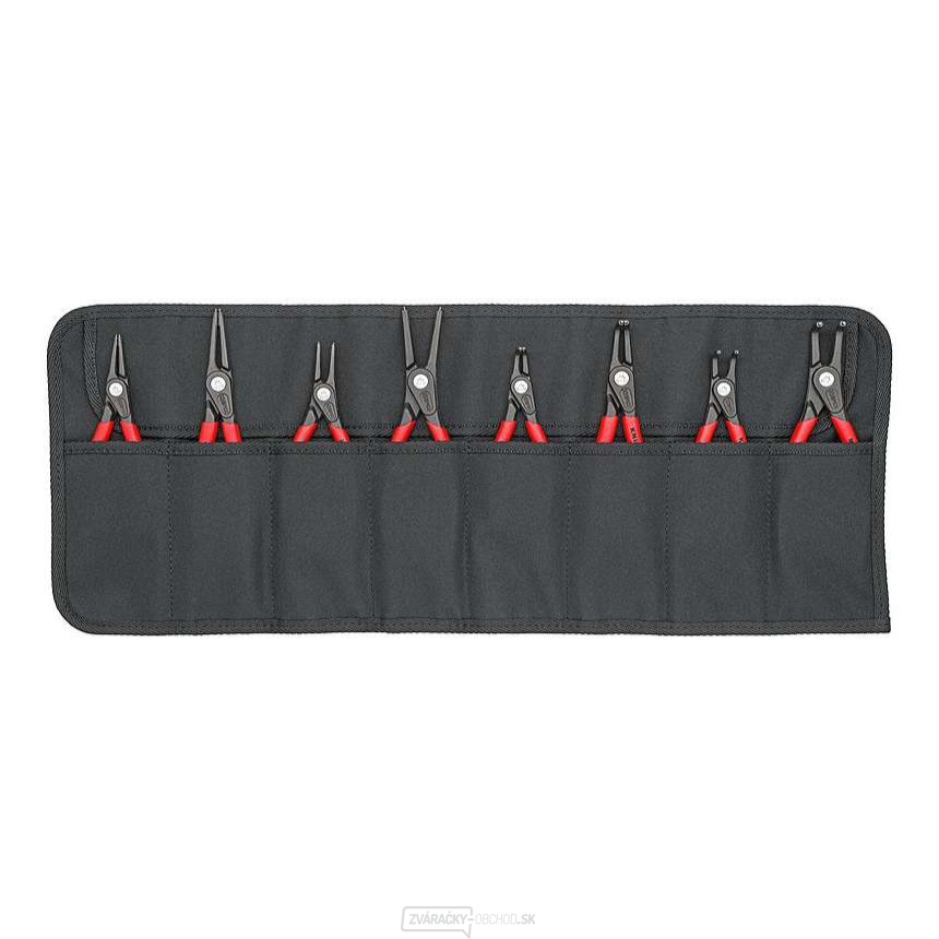 Súprava klieští na poistné krúžky Knipex 00 19 58 V02 (8 kusov) Súprava klieští na poistné krúžky Knipex 00 19 58 V02 (8 kusov) gallery main image