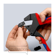 Knipex 97 43 200 Viacúčelové lisovacie kliešte 200 mm, na výmenné lisovacie profily náhled