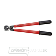 Káblové nožnice 500 mm, VDE 1000 V. KNIPEX 95 17 500 - chrómovanie, VDE izolácia ponorením gallery main image