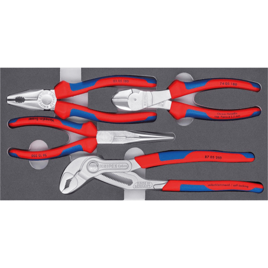 Kliešte Knipex 00 20 01 V17 - základné balenie (sada 4 ks)
