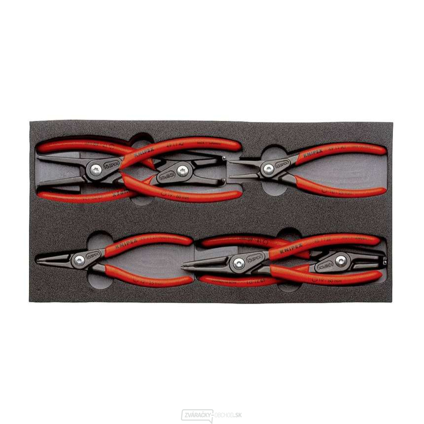 Knipex kliešte 00 20 01 V02 - balenie SRZ v penovej vložke (sada 6 ks)