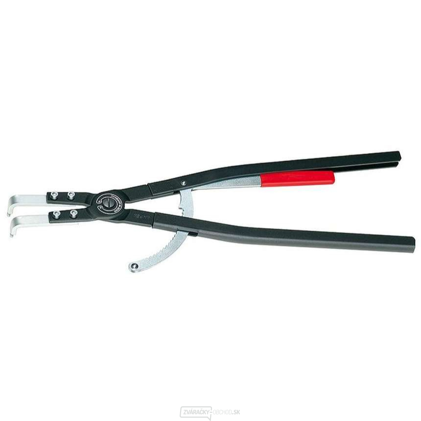 Kliešte na poistné krúžky 590 mm, vnútorne zakrivené. Knipex - 44 20 J51 - DIN 5265 C
