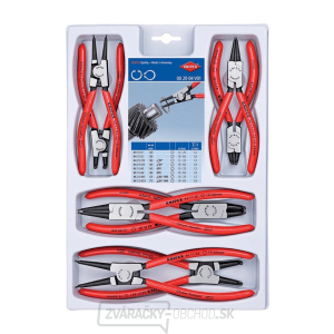 Kliešte na poistné krúžky Knipex 00 20 04 V01 (sada 8 ks) Kliešte na poistné krúžky Knipex 00 20 04 V01 (sada 8 ks) gallery main image