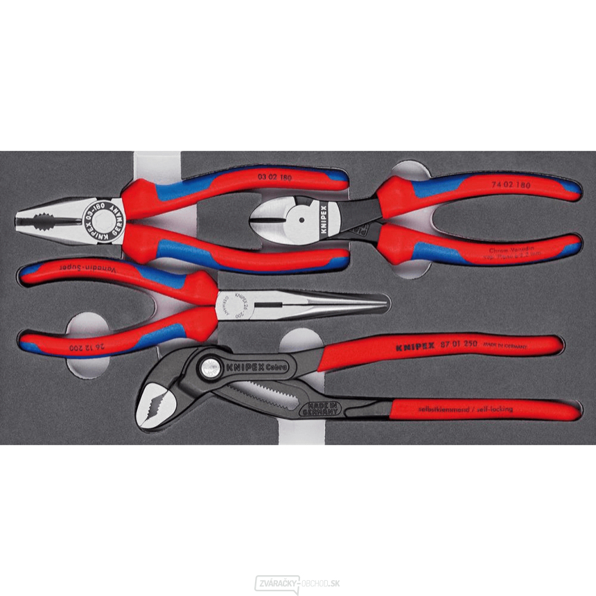 Kliešte Knipex 00 20 01 V15 - základné balenie (sada 4 ks)
