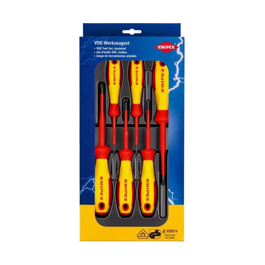 Elektrické skrutkovače PH/PZ VDE Knipex 00 20 12 V03 (sada 6 ks)